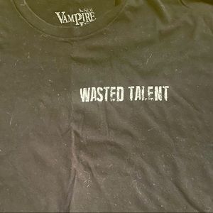Limited edition Jim Jones Vamp City Wasted talent album T-shirt by Vampire Life